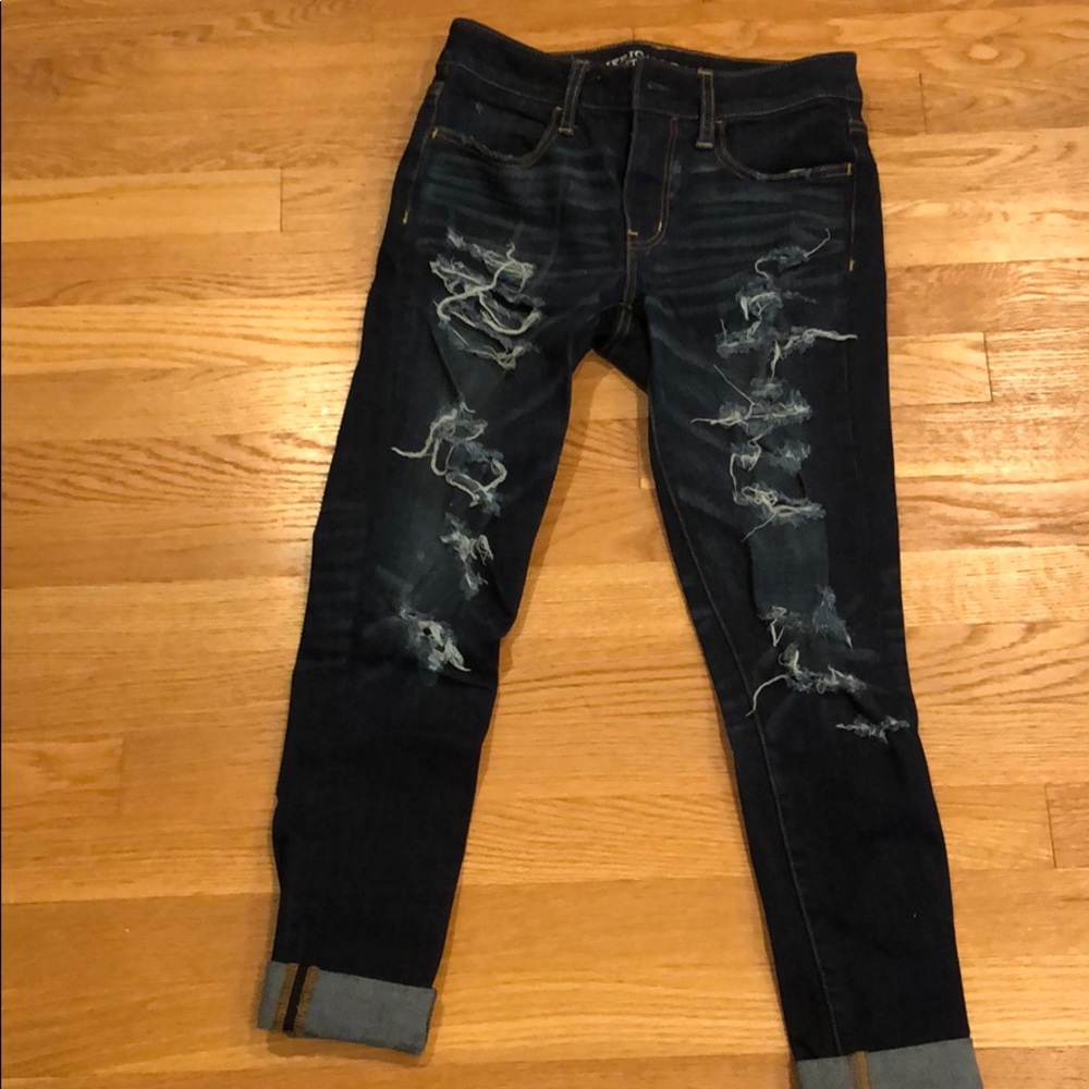 American Eagle ripped jeans